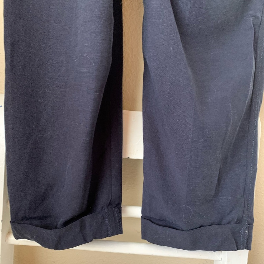 Zara High Waist cuffed trousers. XS
